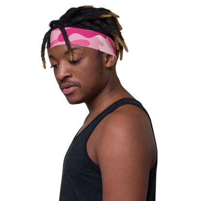 Camo Headband | Lavender Pink Camouflage