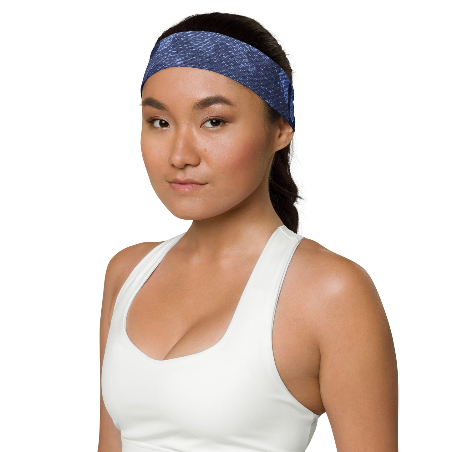 Camo Headband | Denim Blue Camouflage