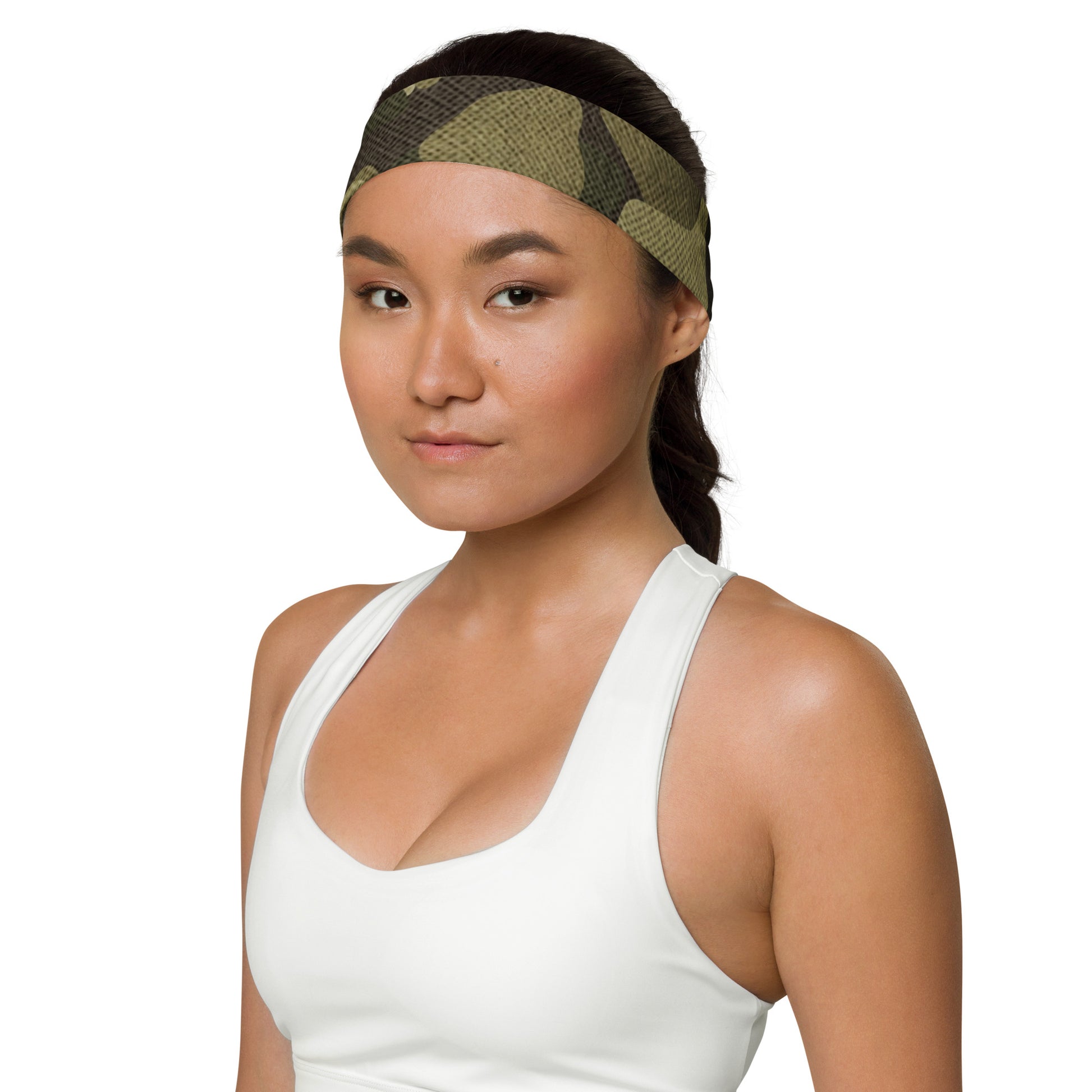 Camo Headband | Green Fabric Camouflage