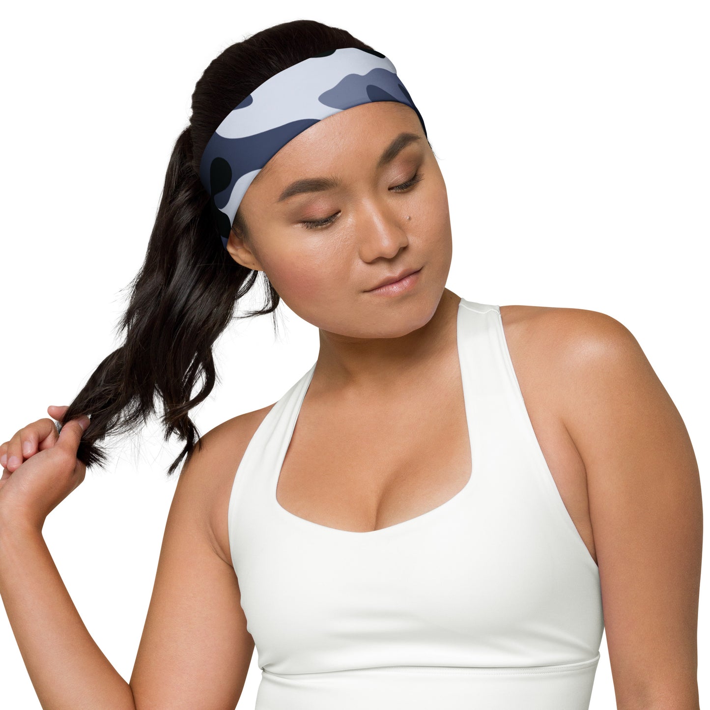 Camo Headband | Light Blue Camouflage