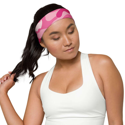 Camo Headband | Lavender Pink Camouflage