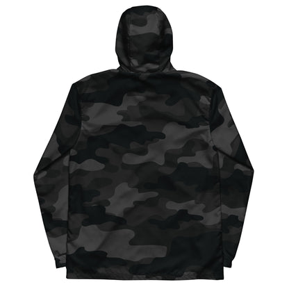 Camo Windbreaker For Men | Black