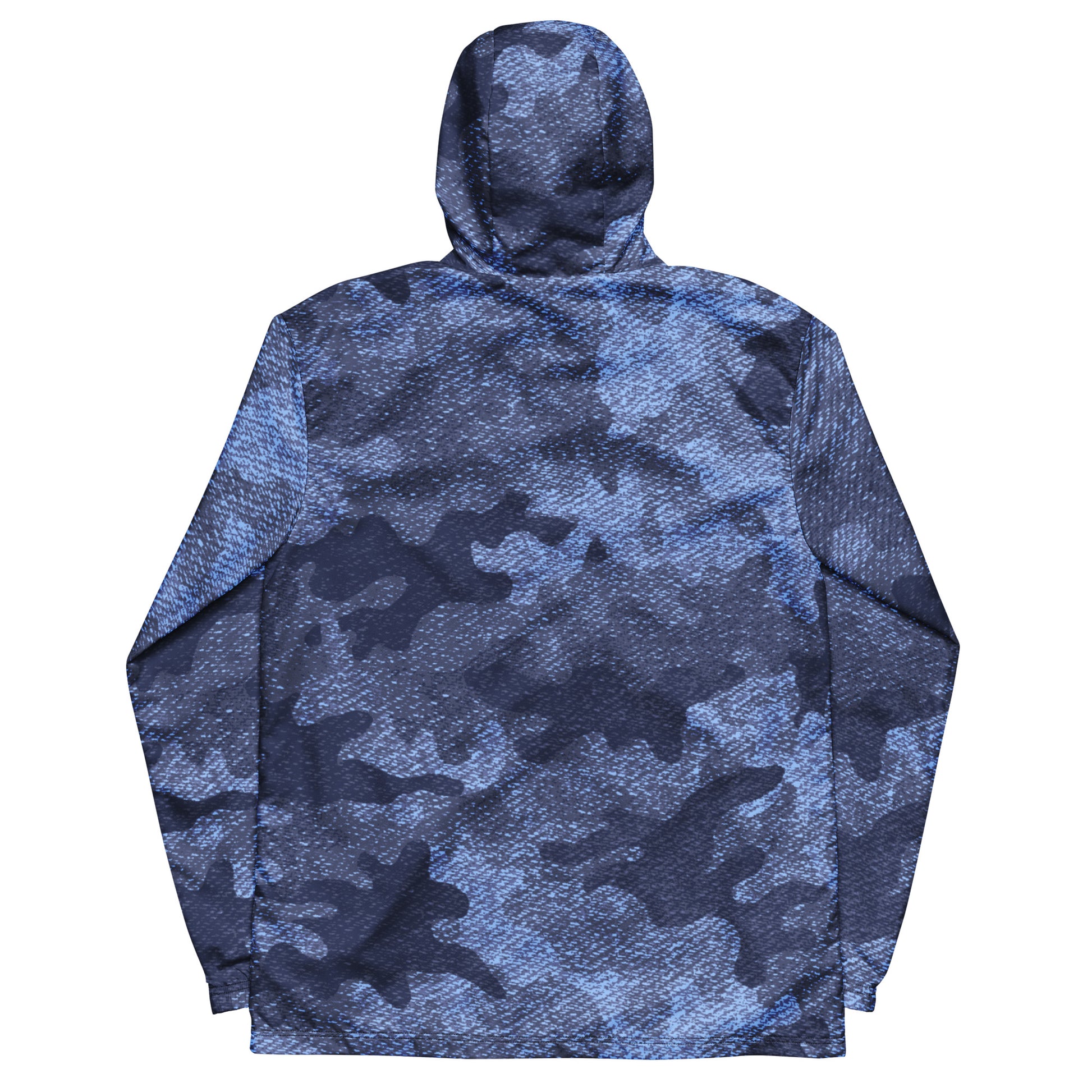 Camo Windbreaker For Men | Denim Blue