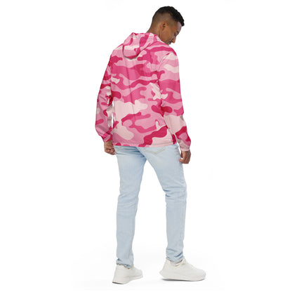 Camo Windbreaker For Men | Lavender Pink