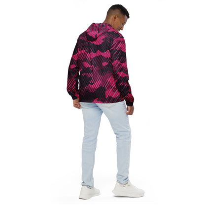 Camo Windbreaker For Men | Pink Digital