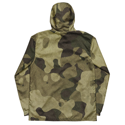 Camo Windbreaker For Men | Green Fabric