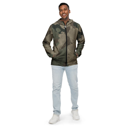 Camo Windbreaker For Men | Dirty Old Brown