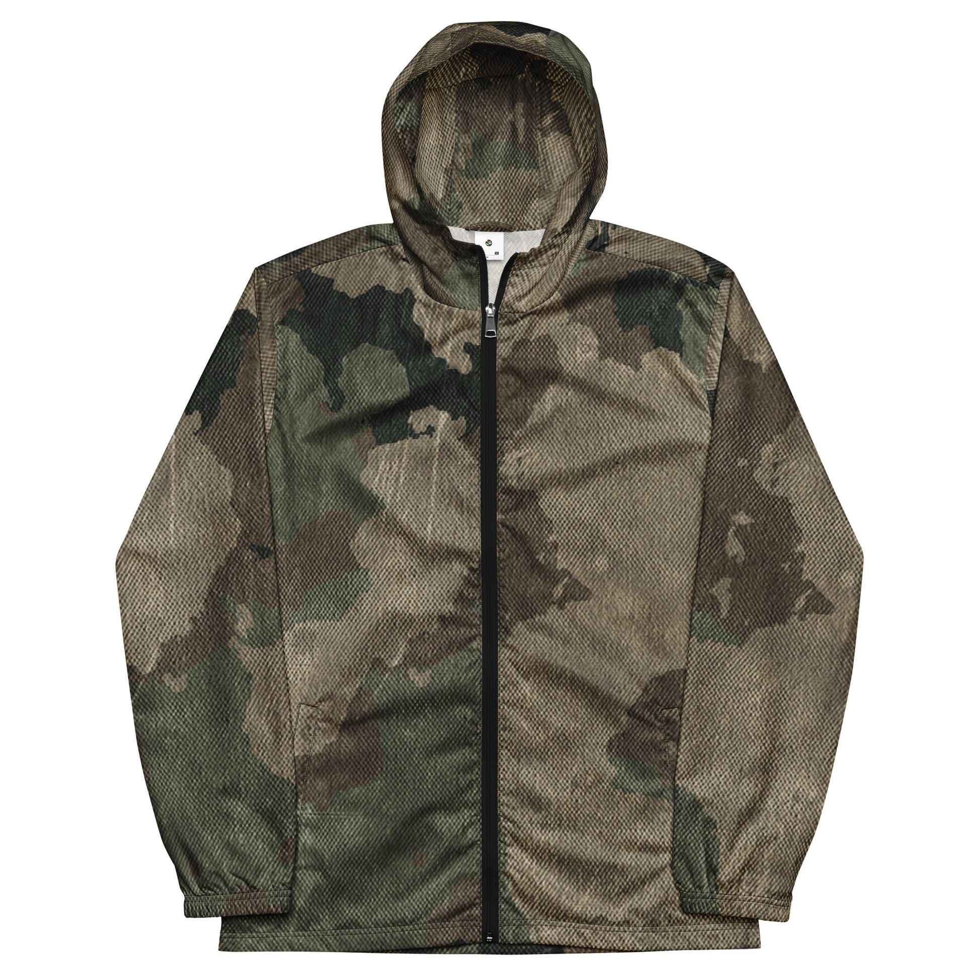 Camo Windbreaker For Men | Dirty Old Brown