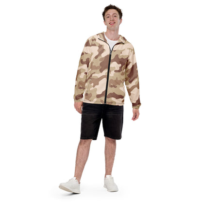 Camo Windbreaker For men | Desert Brown