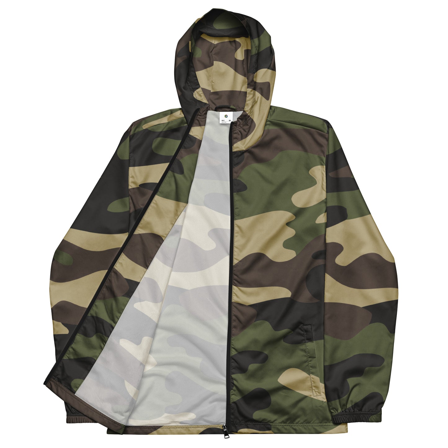 Camo Windbreaker For Men | Classic Green