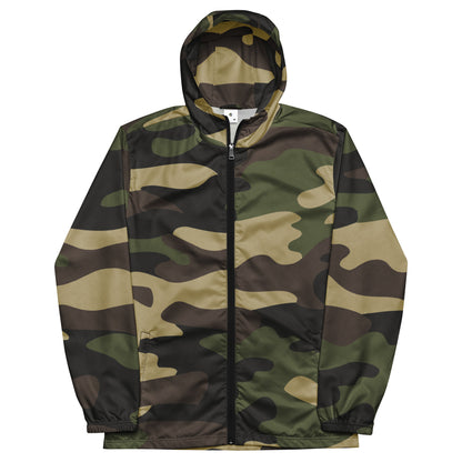 Camo Windbreaker For Men | Classic Green