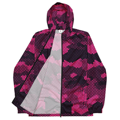 Camo Windbreaker For Men | Pink Digital