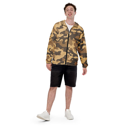 Camo Windbreaker For Men | Khaki