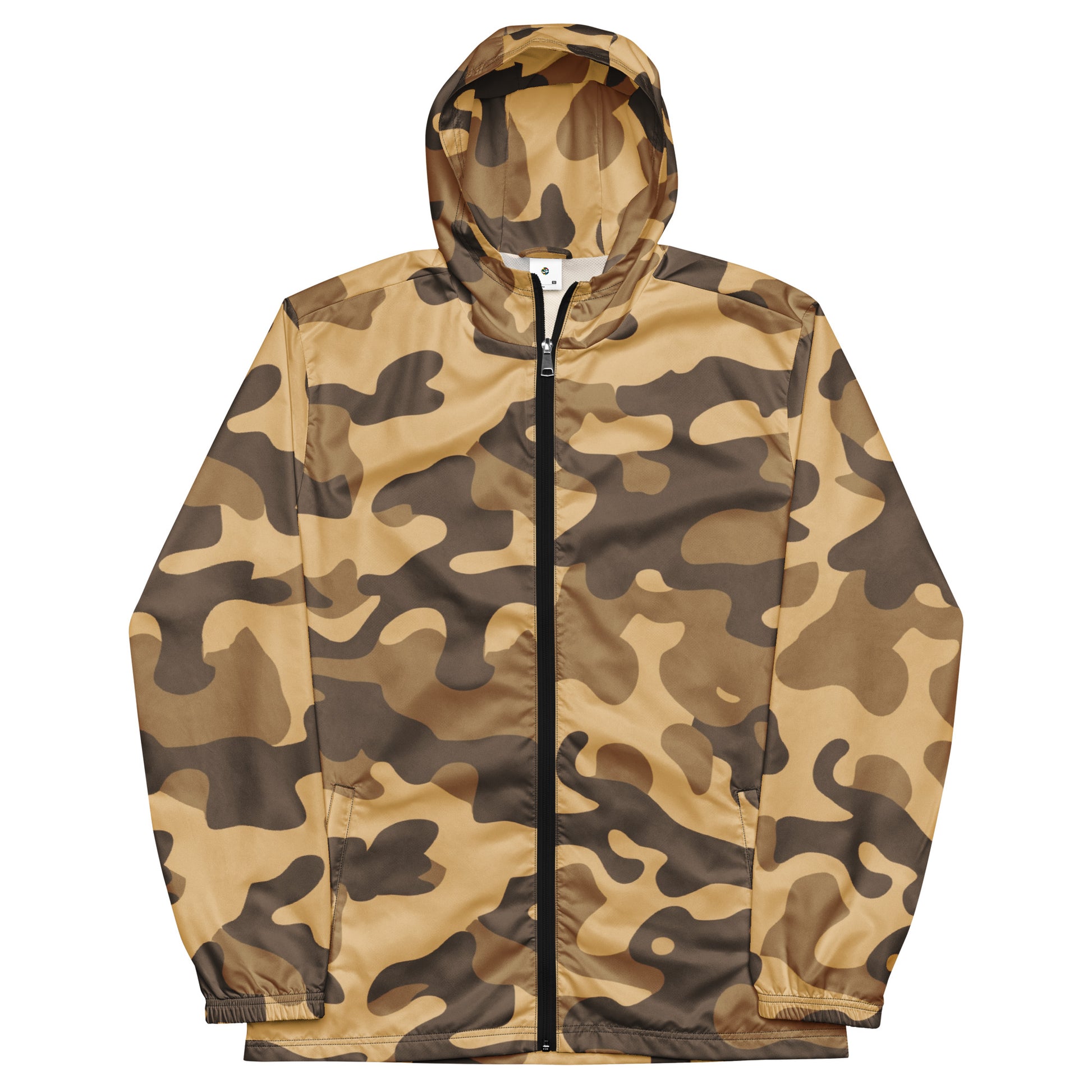 Camo Windbreaker For Men | Khaki