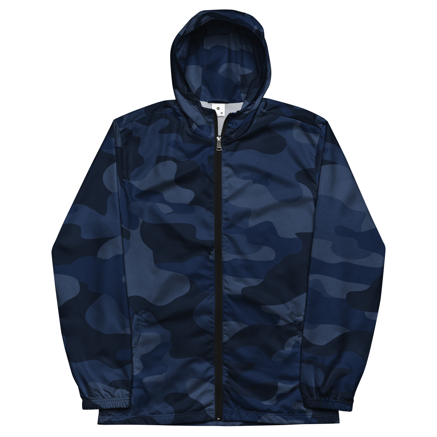 Camo Windbreaker For Men | Deep Blue