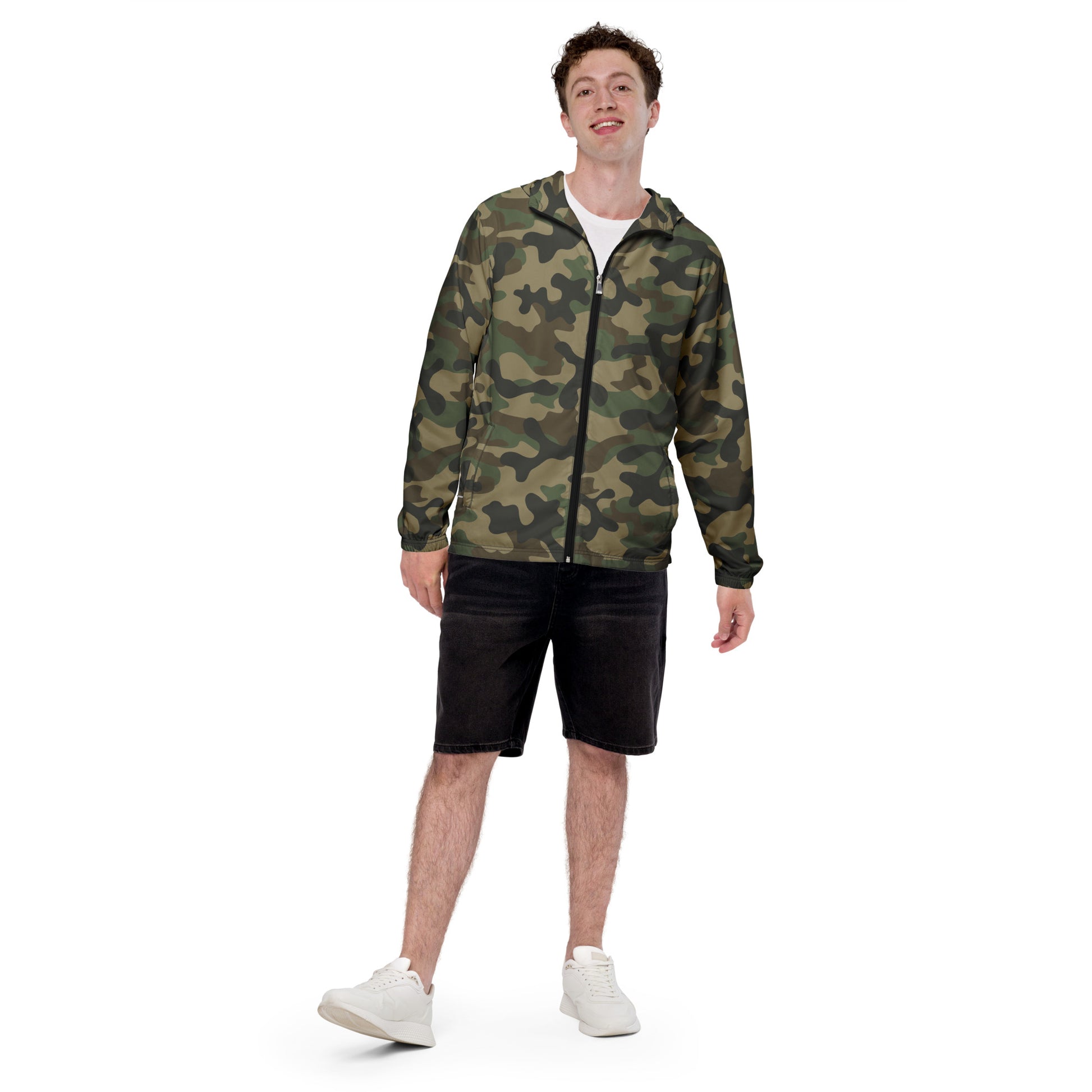 Camo Windbreaker For Men | Military Brown