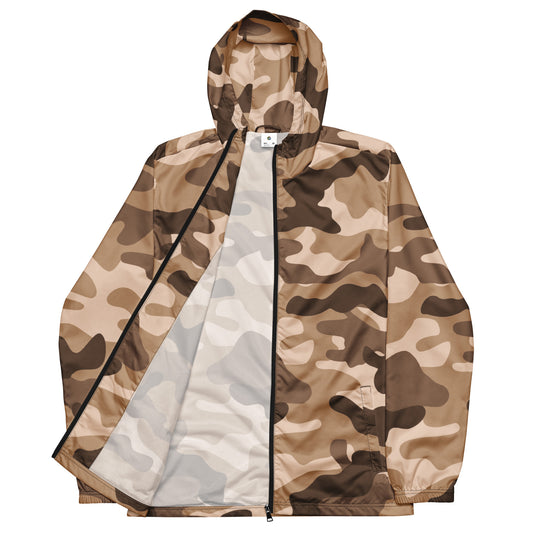 Men's Camo Windbreaker in Shades of Brown | Camo Colors