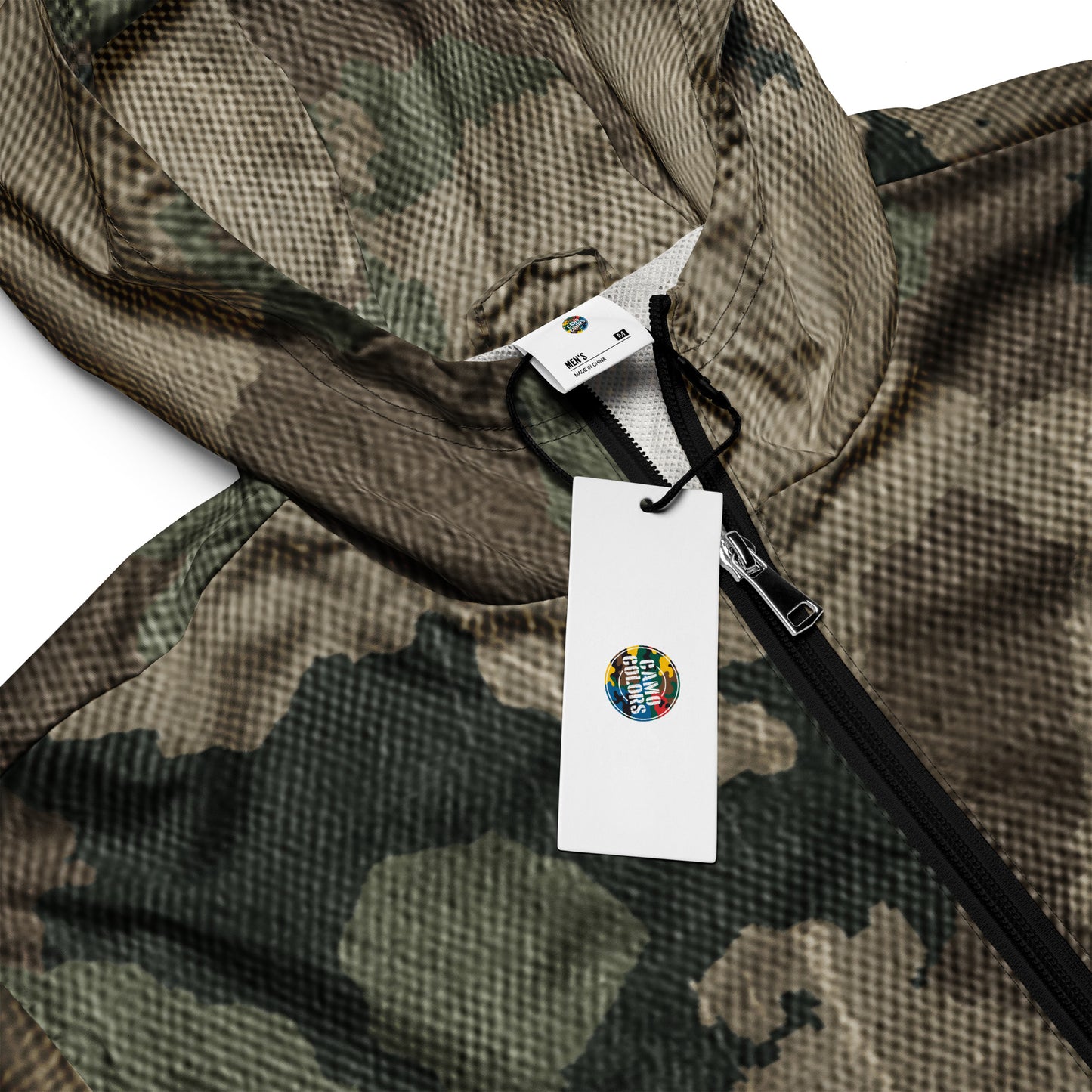 Camo Windbreaker For Men | Dirty Old Brown