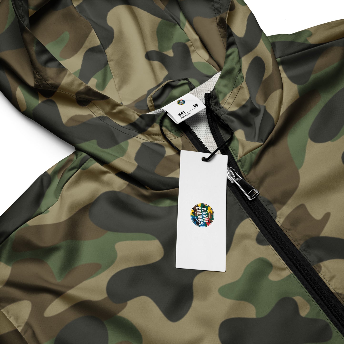 Camo Windbreaker For Men | Military Brown