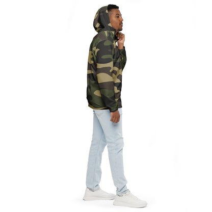 Camo Windbreaker For Men | Classic Green