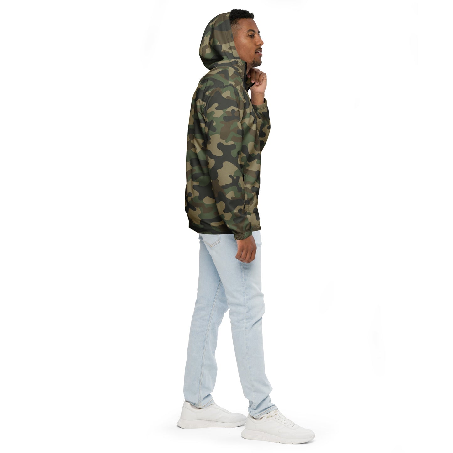 Camo Windbreaker For Men | Military Brown