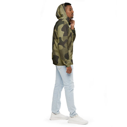 Camo Windbreaker For Men | Green Fabric