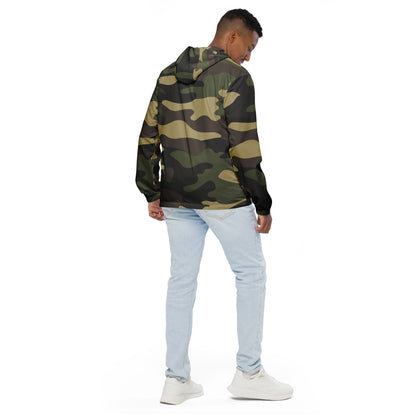 Camo Windbreaker For Men | Classic Green