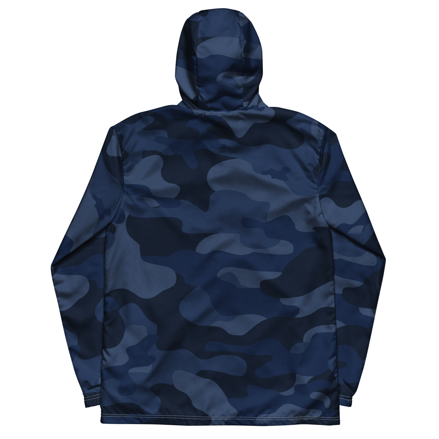 Camo Windbreaker For Men | Deep Blue