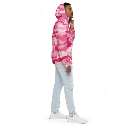 Camo Windbreaker For Men | Lavender Pink