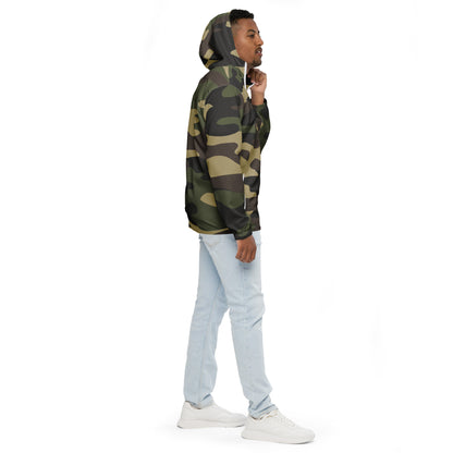 Camo Windbreaker For Men | Classic Green