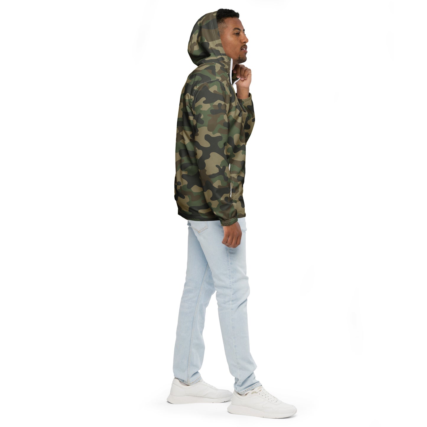 Camo Windbreaker For Men | Military Brown