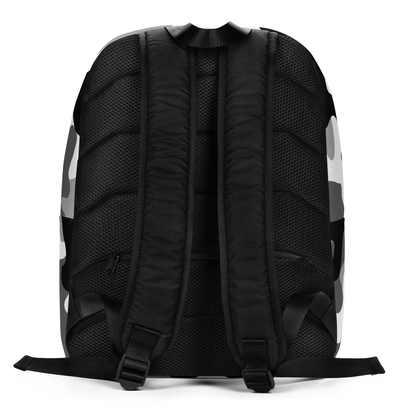 Minimalist Backpack | Black, White & Gray Camouflage