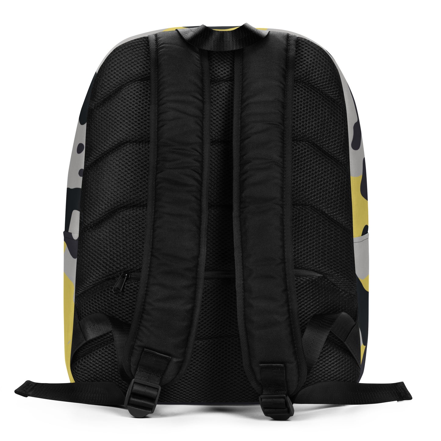 Minimalist Backpack | Yellow, Black & Silver Camouflage