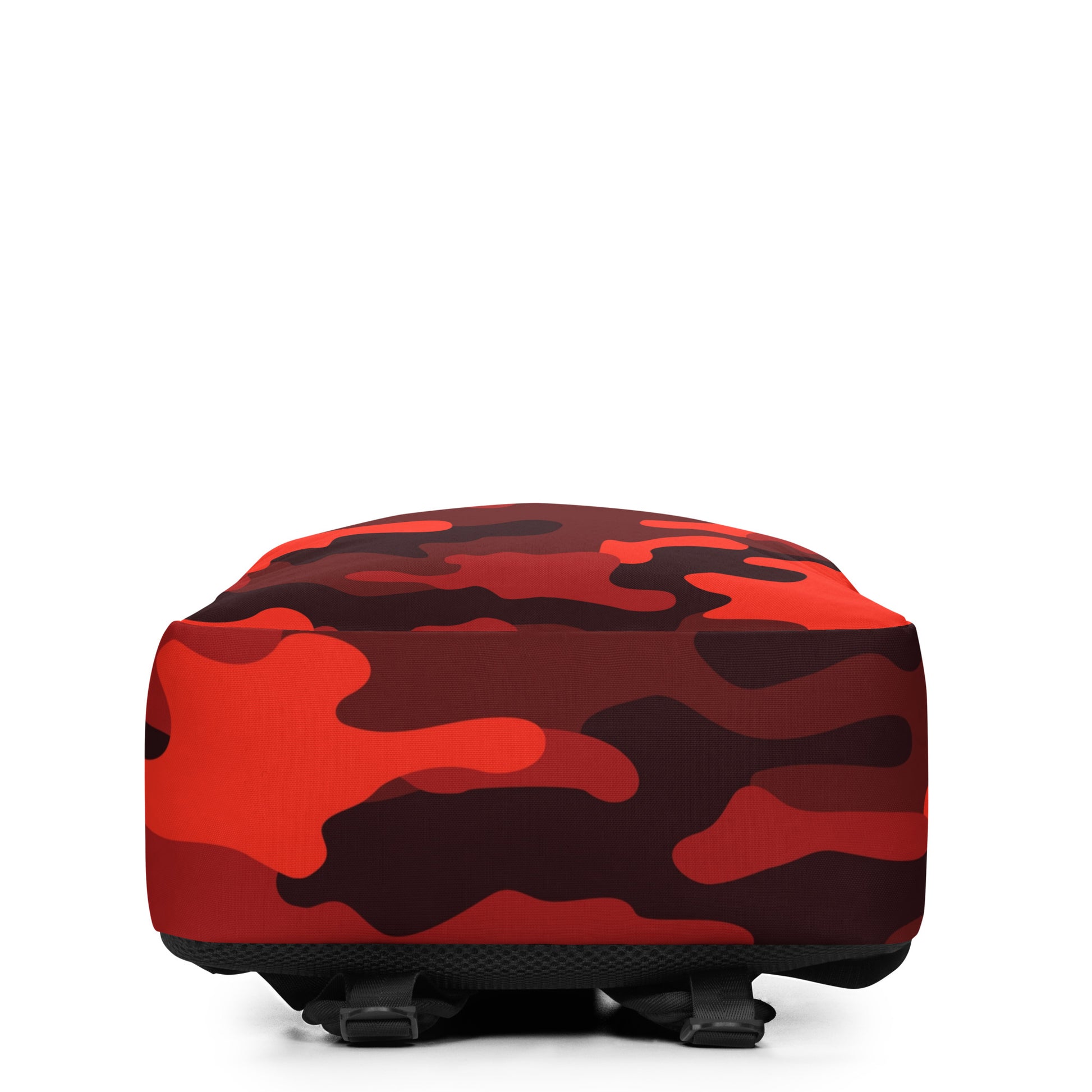 Minimalist Backpack | Scarlet Red & Black Camouflage