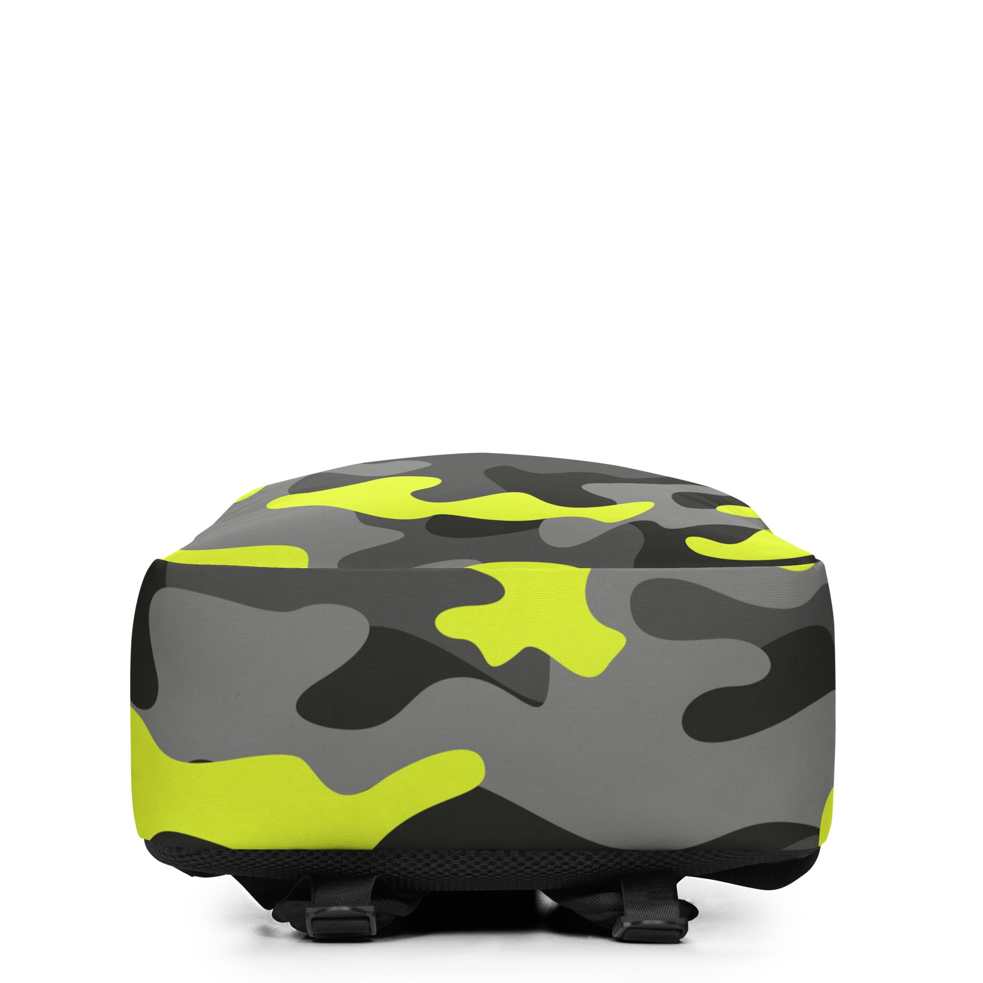 Minimalist Backpack | Black, Gray & Yellow Camouflage