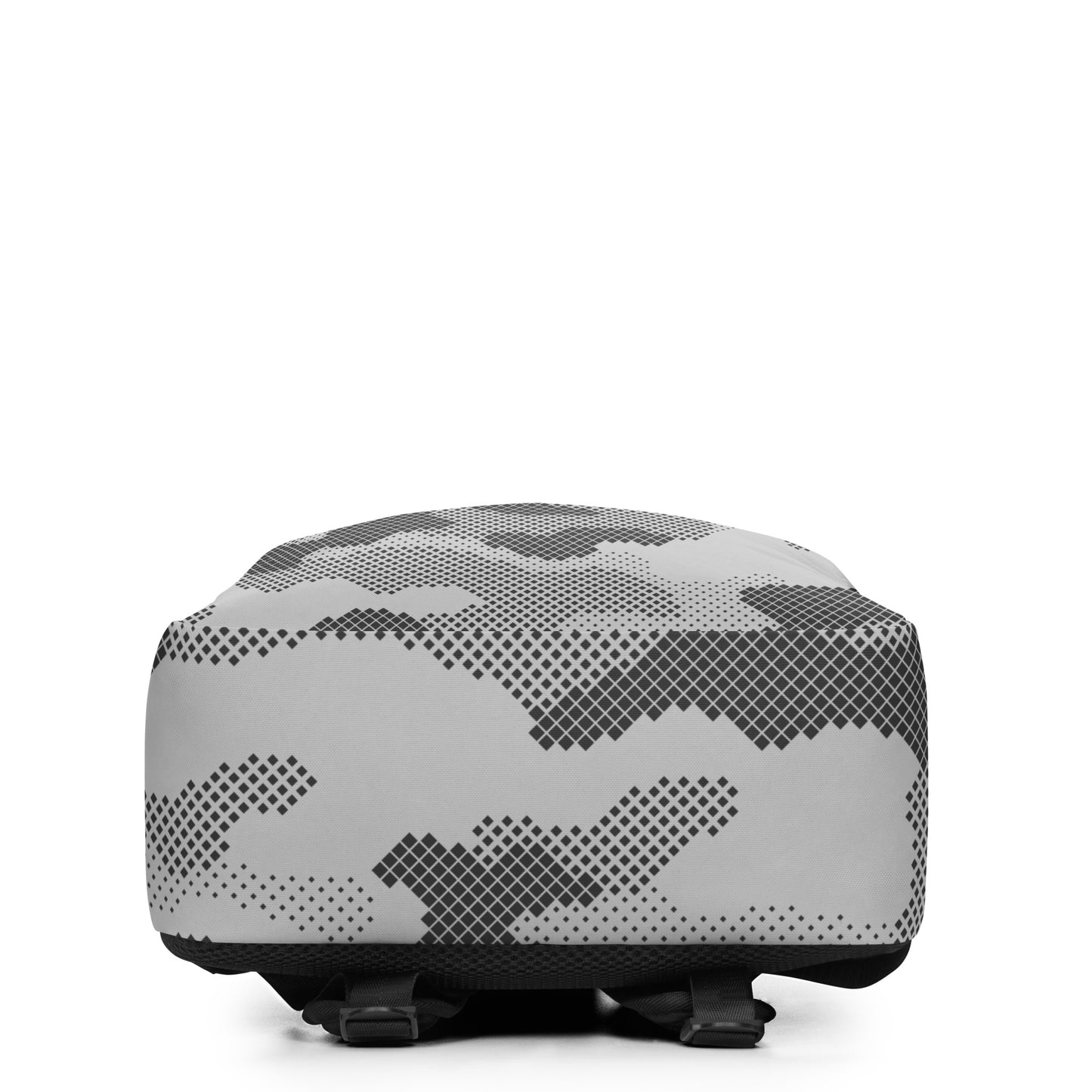 Minimalist Backpack | Black & White Digital Dotted