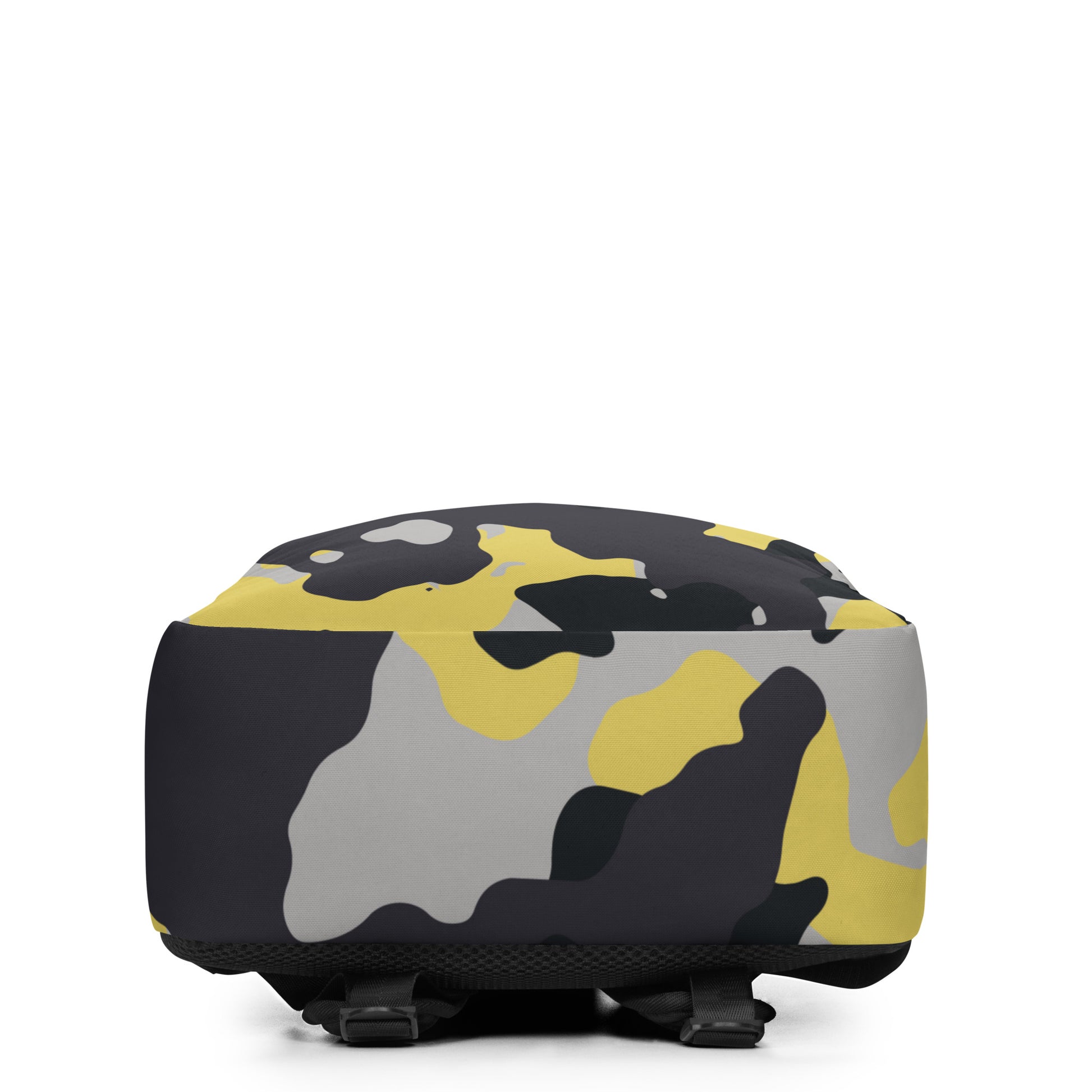 Minimalist Backpack | Yellow, Black & Silver Camouflage