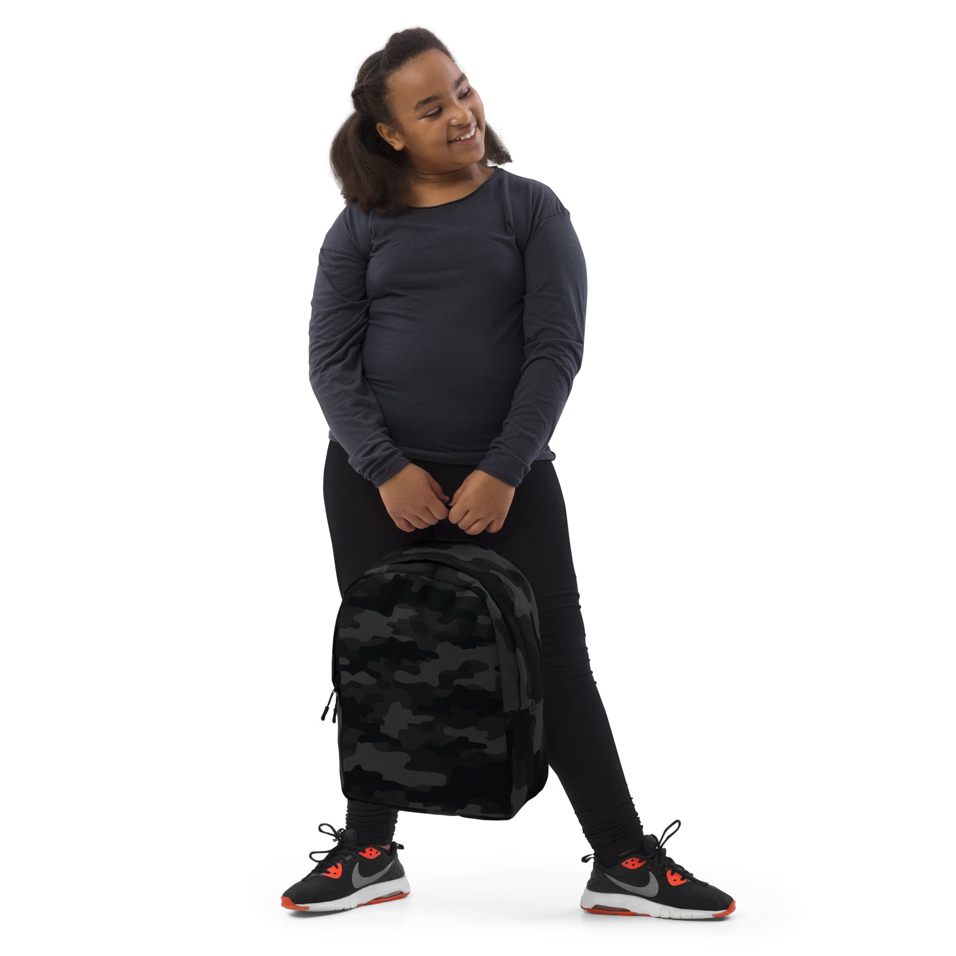 Minimalist Backpack | Black Camouflage