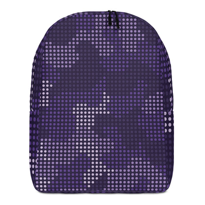 Minimalist Backpack | Blue Led Screen Camouflage