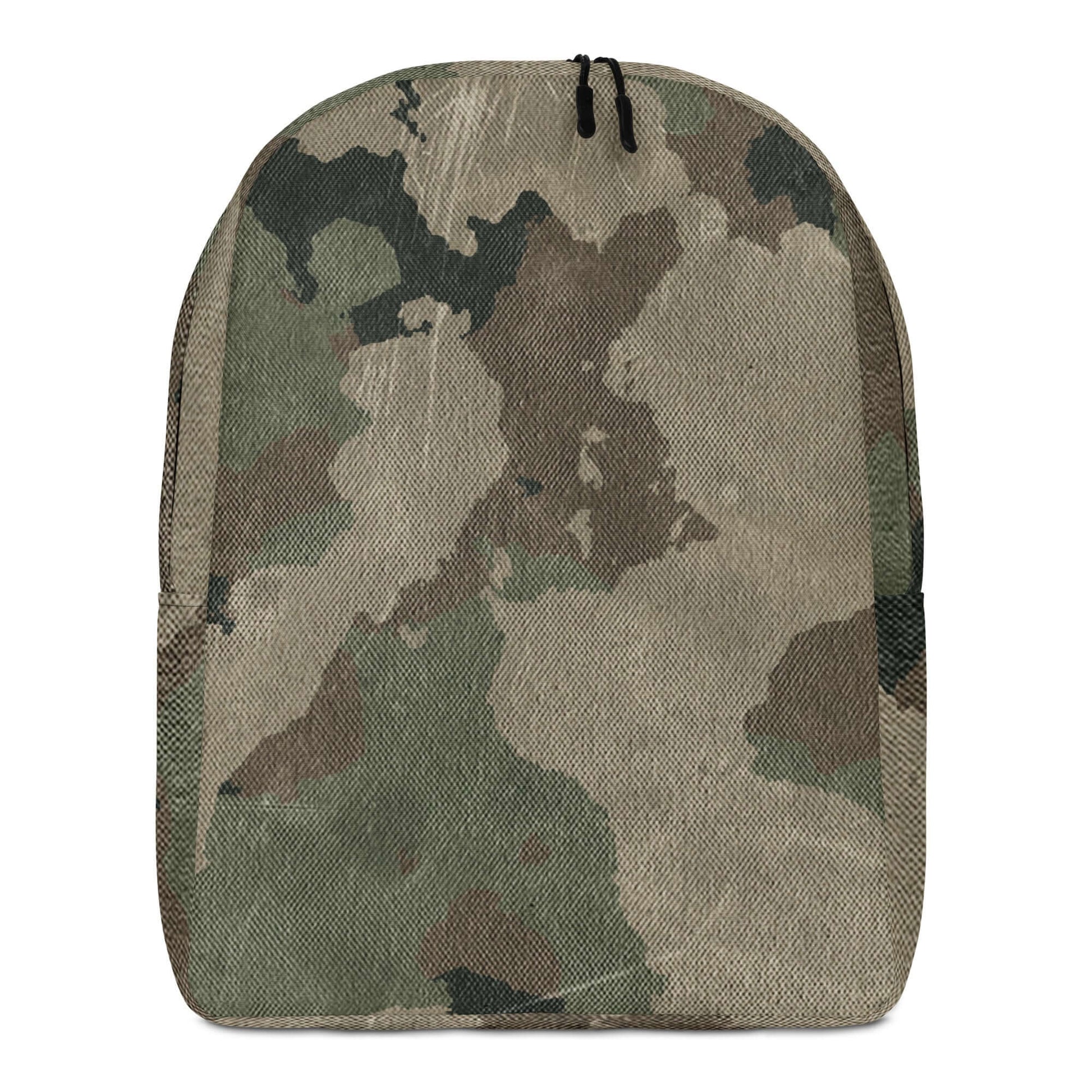 Minimalist Backpack | Dirty Old Brown Camouflage