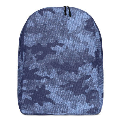 Minimalist Backpack | Denim Blue Camouflage