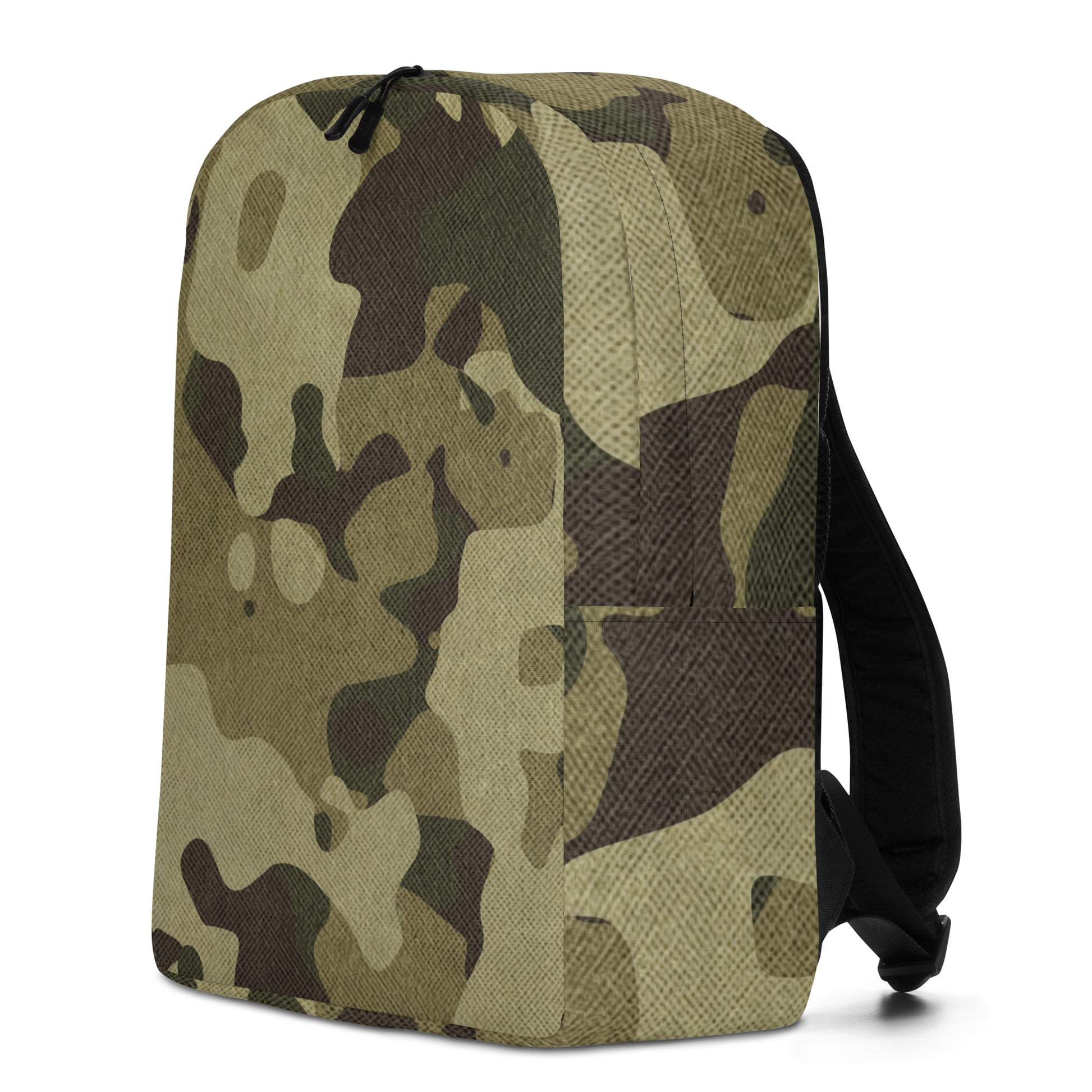 Minimalist Backpack | Green Fabric Camouflage