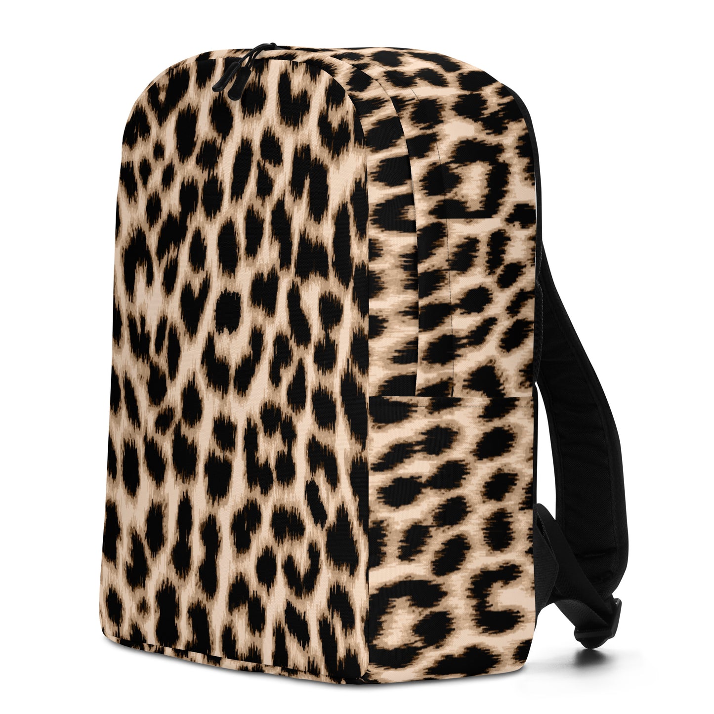 Minimalist Backpack | Cheetah Print | Classic Brown