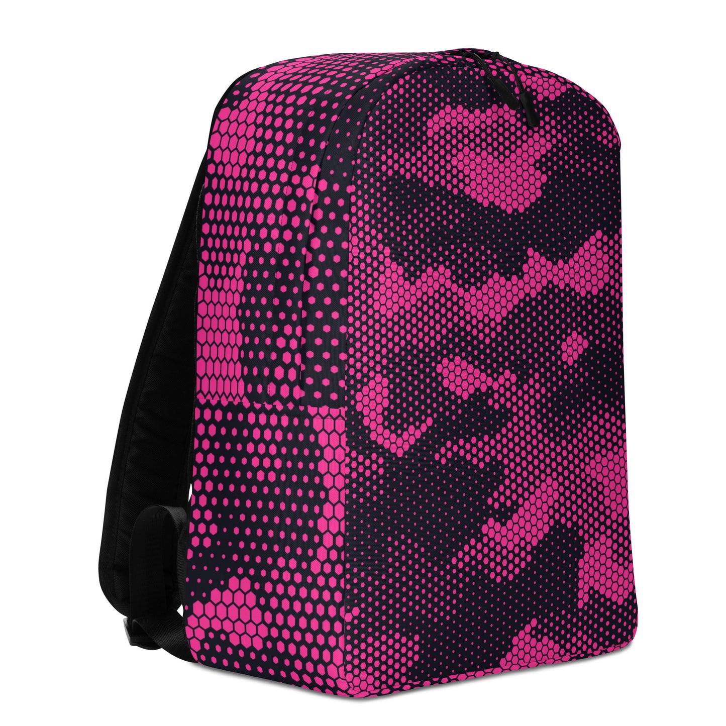 Minimalist Backpack | Pink Digital Camouflage