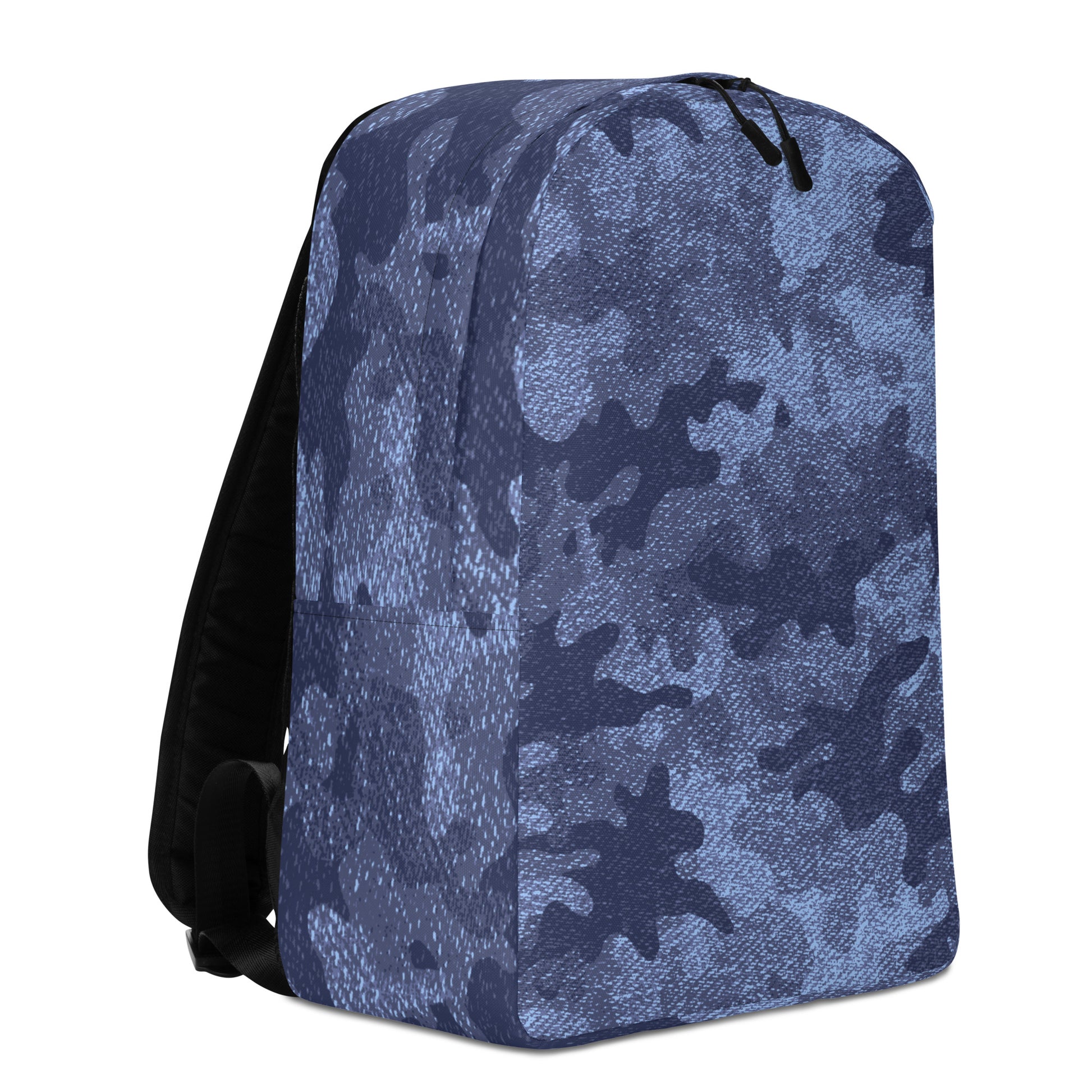 Minimalist Backpack | Denim Blue Camouflage