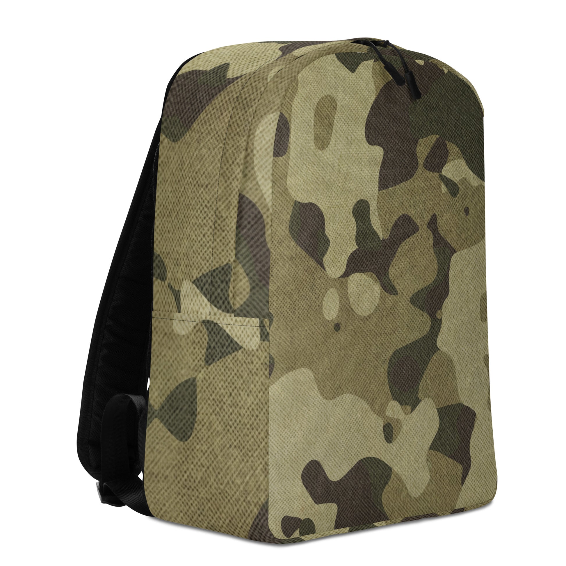 Minimalist Backpack | Green Fabric Camouflage