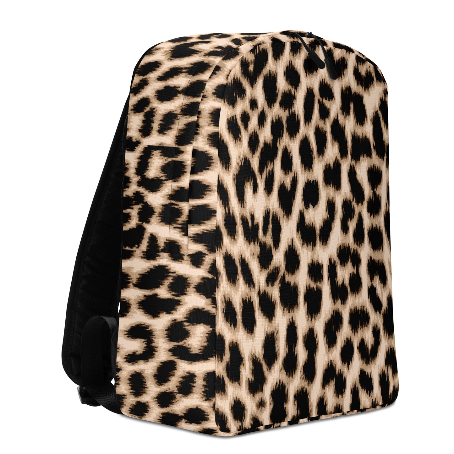 Minimalist Backpack | Cheetah Print | Classic Brown