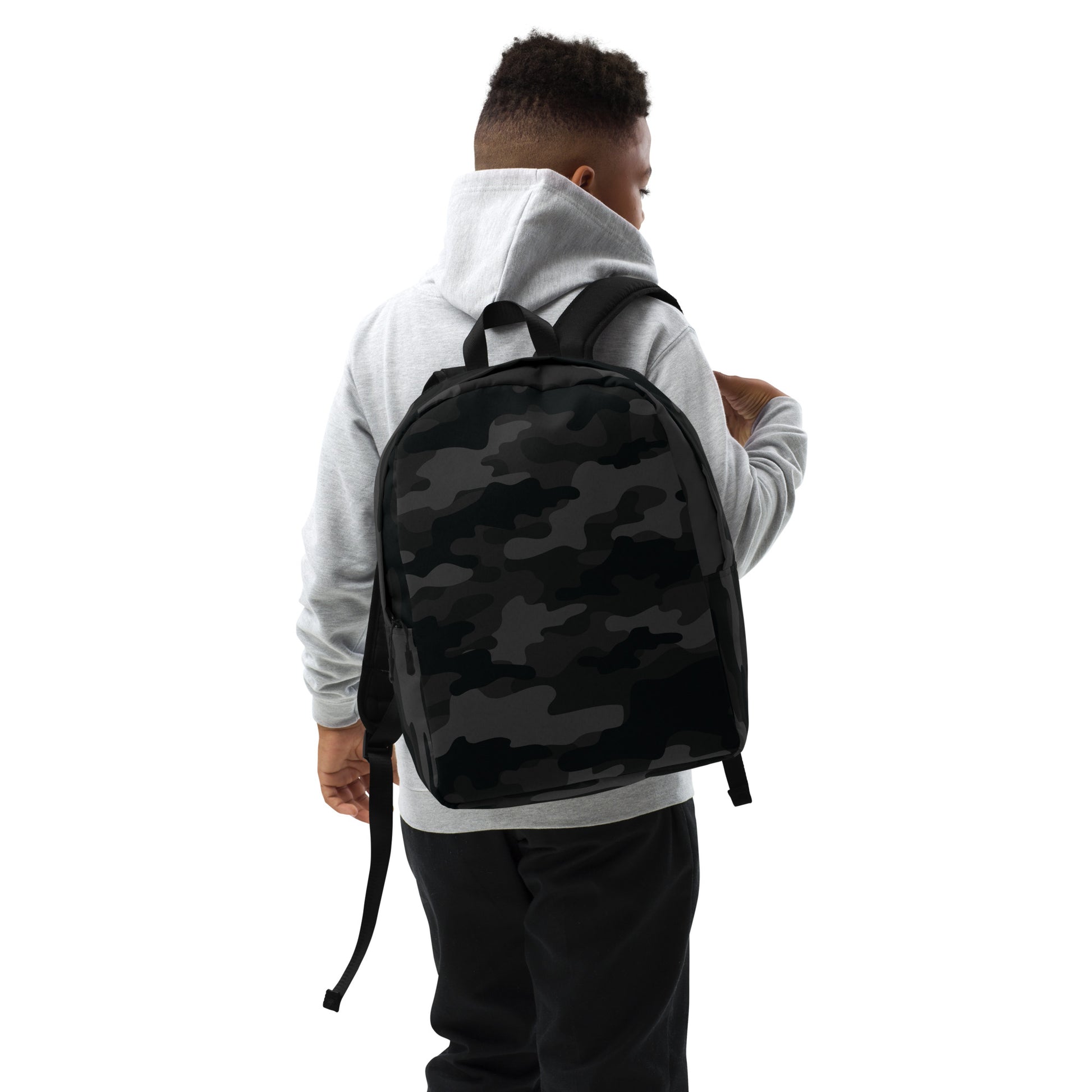 Minimalist Backpack | Black Camouflage