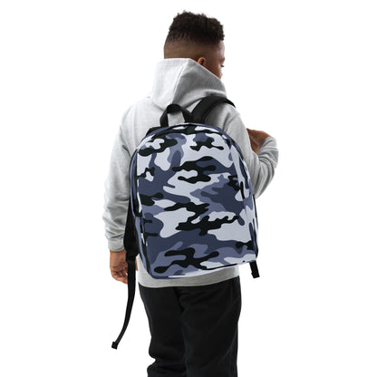 Minimalist Backpack | Light Blue Camouflage