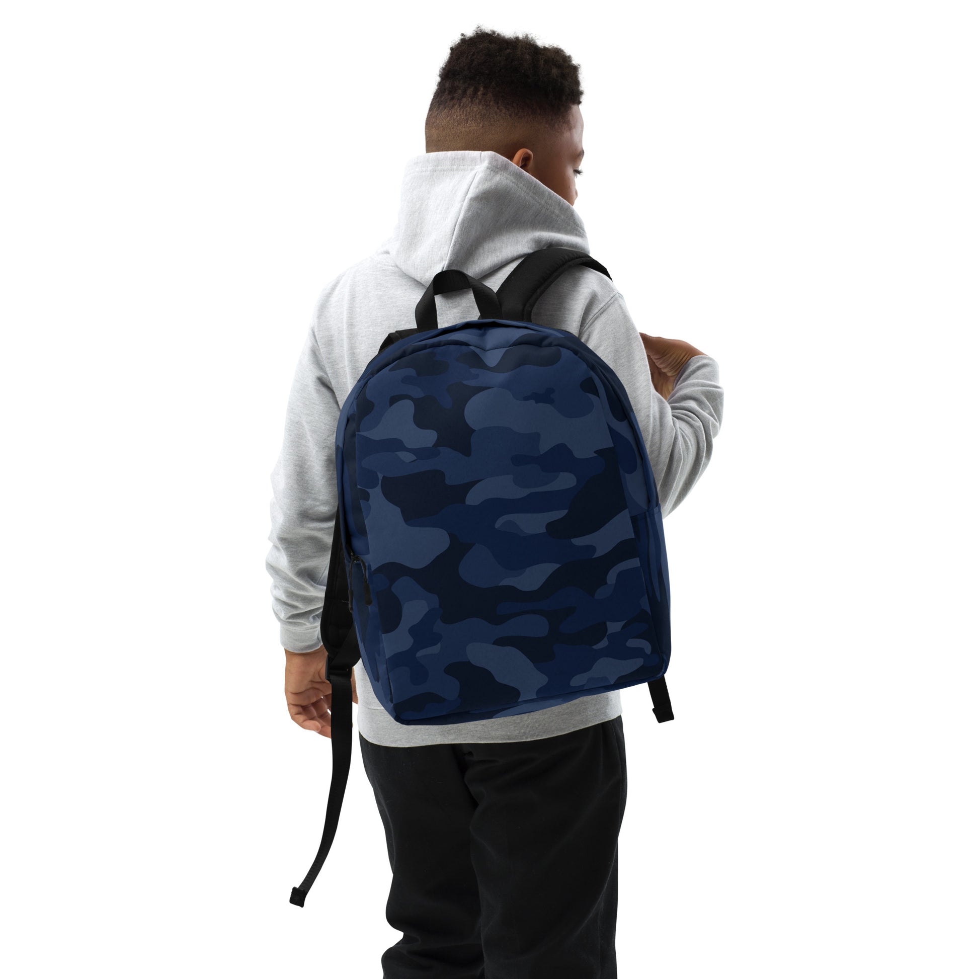 Minimalist Backpack | Deep Blue Camouflage